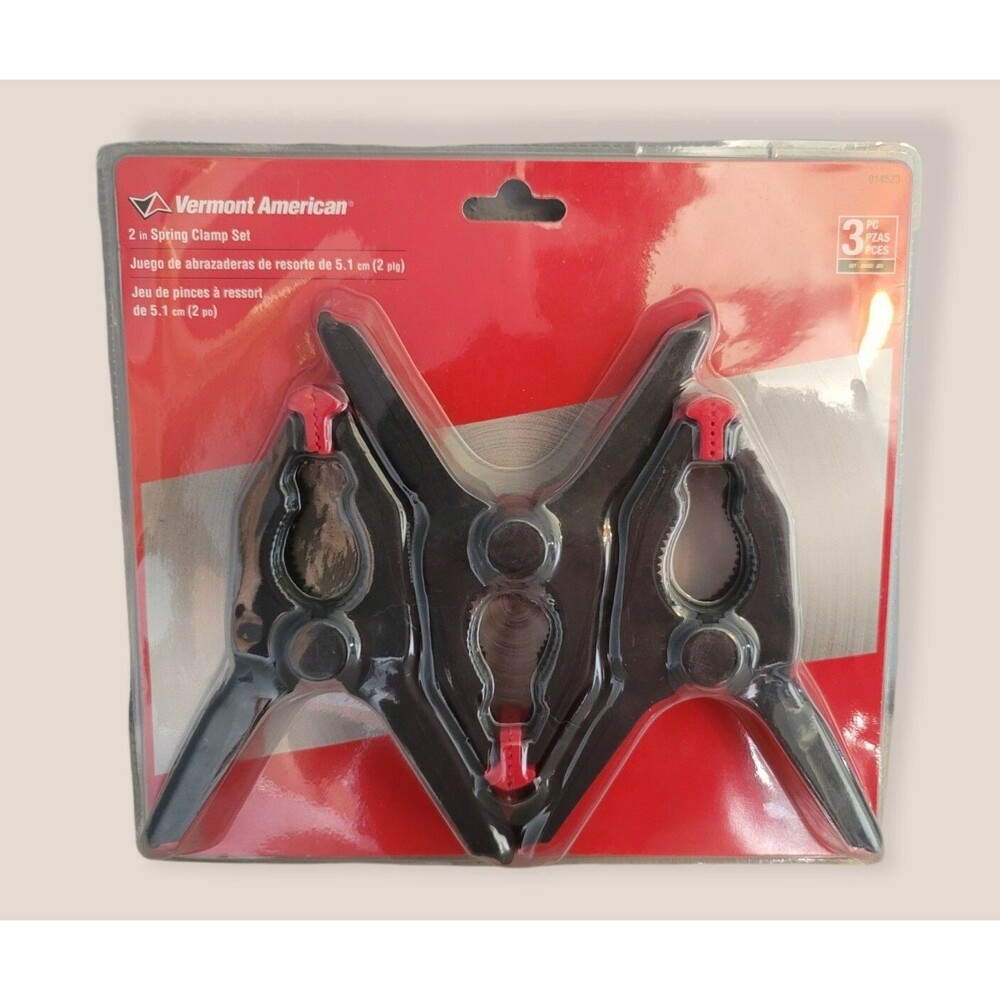 Vermont American 2 In Spring Clamp Set. 3pcs for DIY